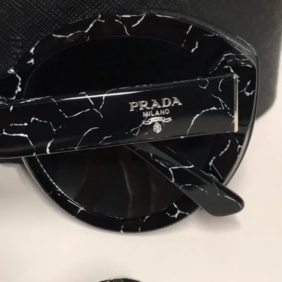 New Prada SPR 01Y 09V-5S0 Women’s Sunglasses – Black Marble New Prada SPR 01Y 09V-5S0 Women main image 2